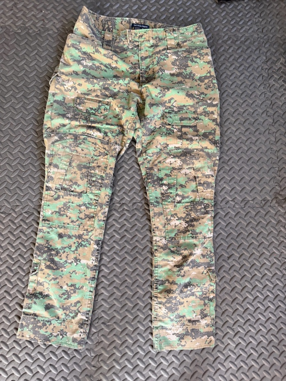 Camo Cargo Pants - Digital Woodland Print